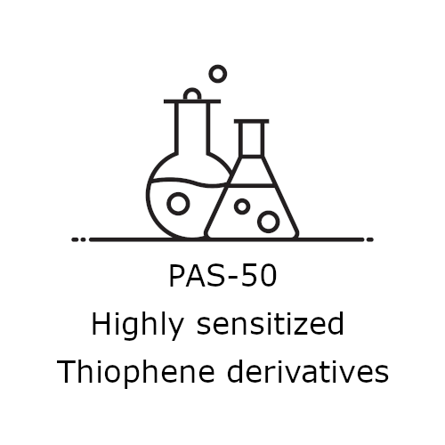Highly Sensitized Thiophene Derivatives